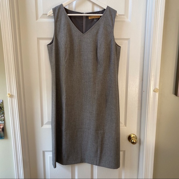 Nipon Boutique Sleeveless Sheath Dress - Grey -Size 14W - Picture 1 of 3